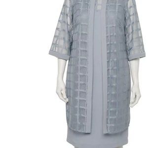 Sheath Evening Dress & Georgette Jacket Set